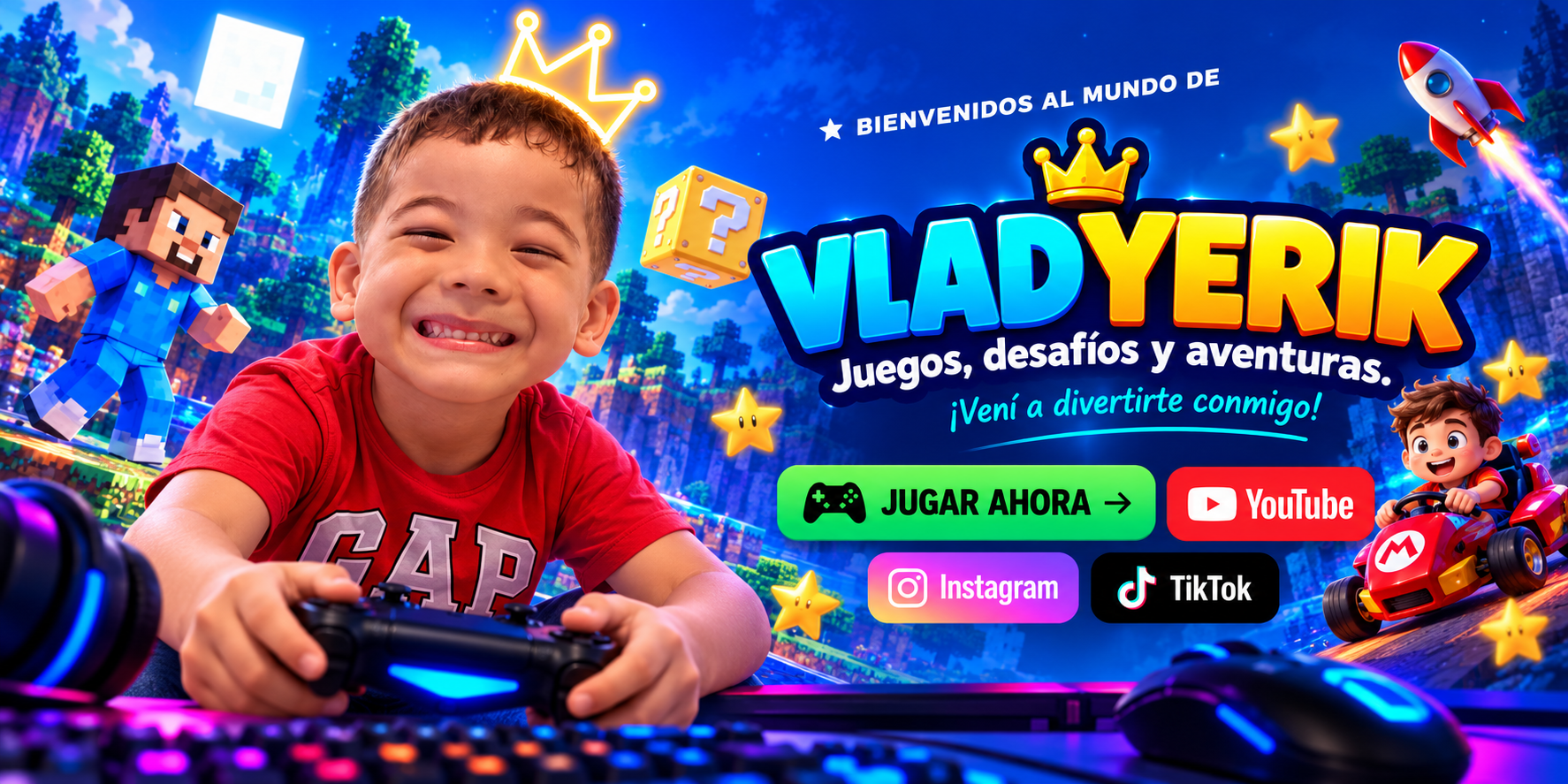 VLADYERIK - Juegos, desafíos y aventuras